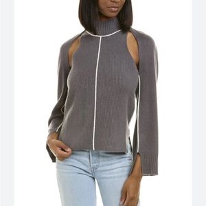 Jonathan Simkhai Grey Cashmere Sweater with tags size XS